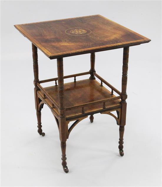A late Victorian occasional table, W.1ft 8in.